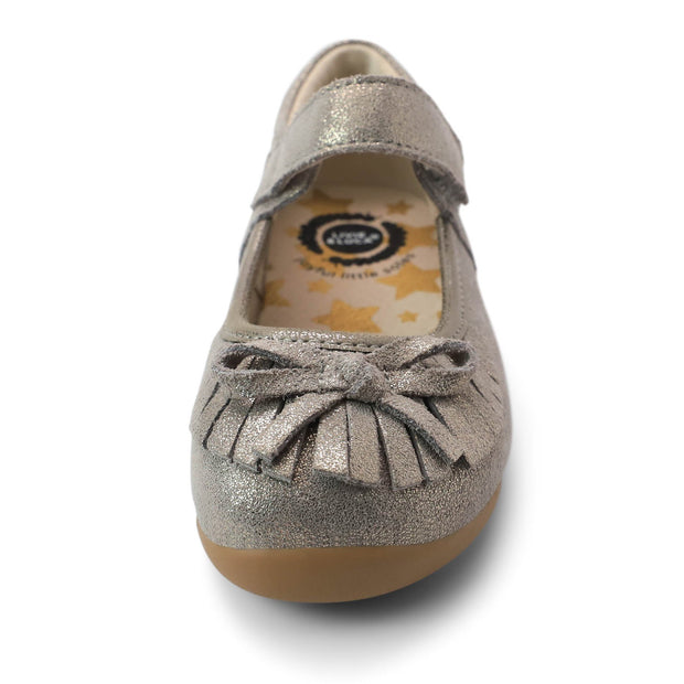 WILLOW Moccasin | Pewter Shimmer