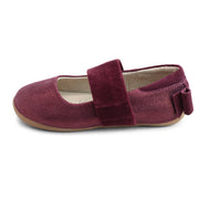 ARIA Ballet Flat | Burgundy Shimmer