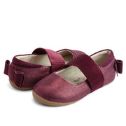 ARIA Ballet Flat | Burgundy Shimmer