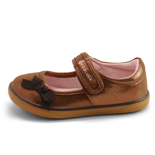 RIVER ECO Mary Jane Sneaker | Cinnamon Shimmer
