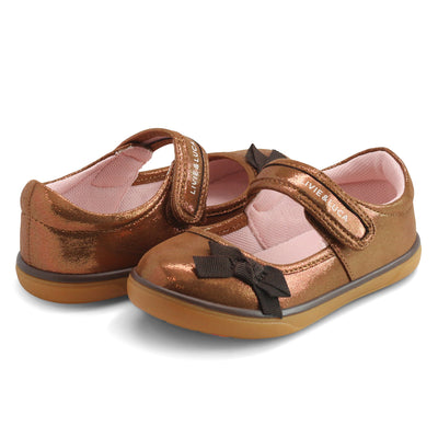 RIVER ECO Mary Jane Sneaker | Cinnamon Shimmer