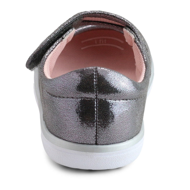 RIVER ECO Mary Jane Sneaker | Dark Pewter Shimmer