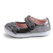 RIVER ECO Mary Jane Sneaker | Dark Pewter Shimmer