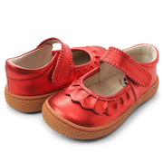 RUCHE Mary Jane | Red Metallic