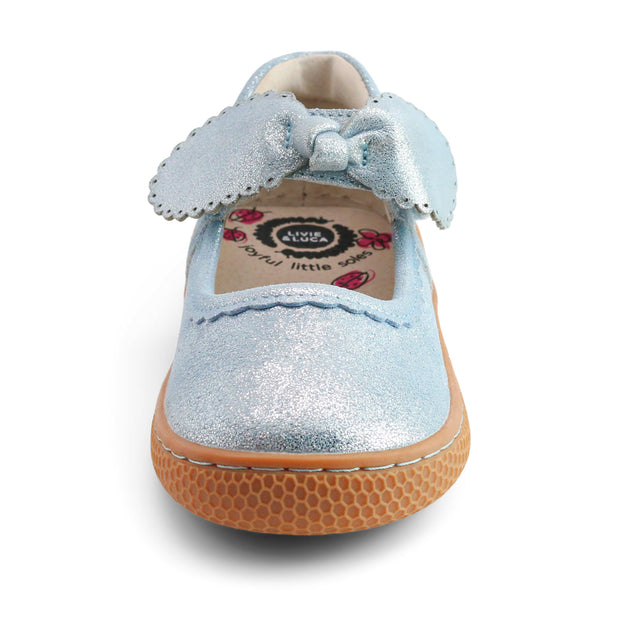 KNOTTY CLASSIC Mary Jane | Denim Shimmer