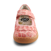 RUCHE CLASSIC Mary Jane | Pink Leopard Shimmer