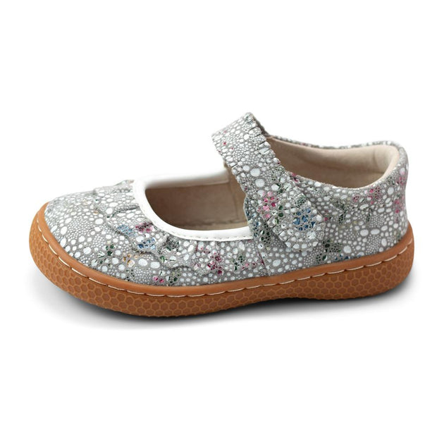 RUCHE Mary Jane | White Floral