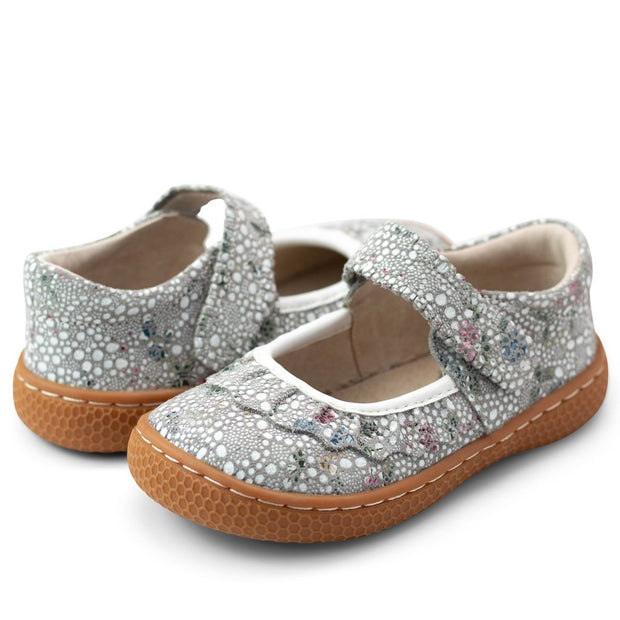 RUCHE Mary Jane | White Floral