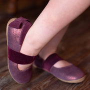 ARIA Ballet Flat | Burgundy Shimmer