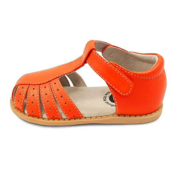 PAZ Sandal | Orange-Shoes-Livie & Luca