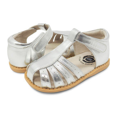 PAZ Sandal (Youth) | Platinum-Shoes-Livie & Luca