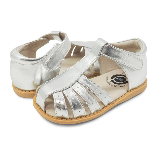 PAZ Sandal (Youth) | Platinum-Shoes-Livie & Luca