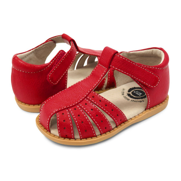 PAZ Sandal | Red-Shoes-Livie & Luca