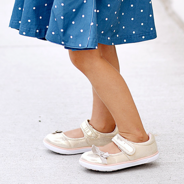 RIVER ECO Mary Jane Sneaker | Champagne