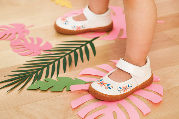 FRIDA Mary Jane (Youth) | Bright White-Shoes-Livie & Luca