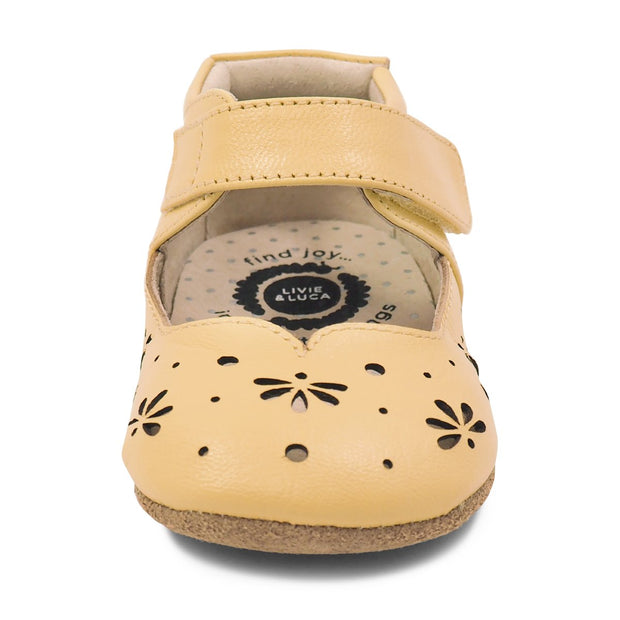 ASTRID Mary Jane (Baby) | Yellow Cream Perf