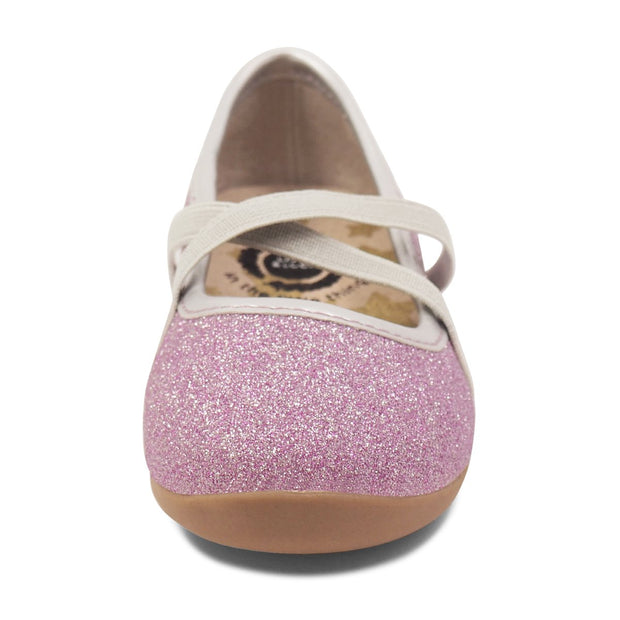 AURORA Ballet Flat (Youth) | Lavender Sparkle