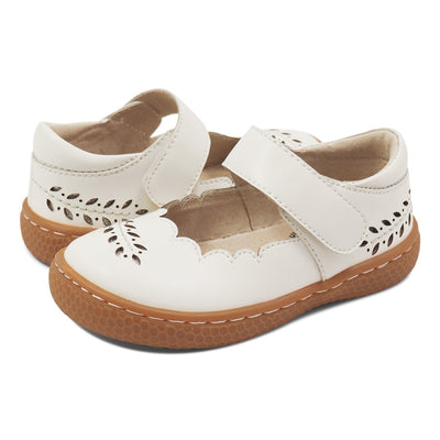 JUNIPER Mary Jane (Youth) | Bright White-Shoes-Livie & Luca