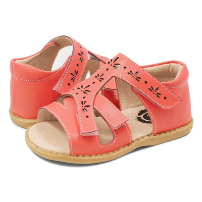 MELODY Sandal | Coral-Sandals-Livie & Luca