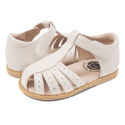 PAZ Sandal (Youth) | White Pearl-Sandals-Livie & Luca