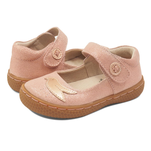 PIO PIO II Mary Jane (Youth) | Desert Rose Shimmer-Shoes-Livie & Luca