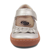 RUCHE Mary Jane (Youth) | Silver Metallic-Shoes-Livie & Luca
