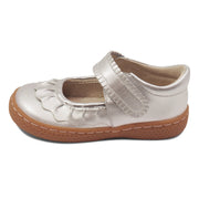 RUCHE Mary Jane (Youth) | Silver Metallic-Shoes-Livie & Luca
