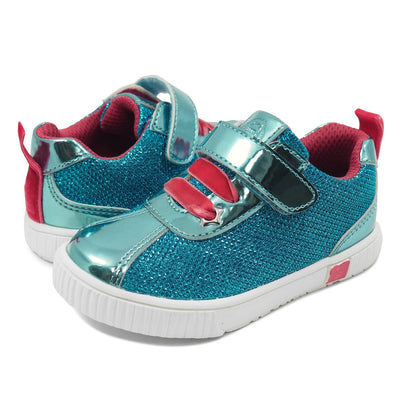 SPIN Sneaker | Aqua Metallic-Sneaker-Livie & Luca