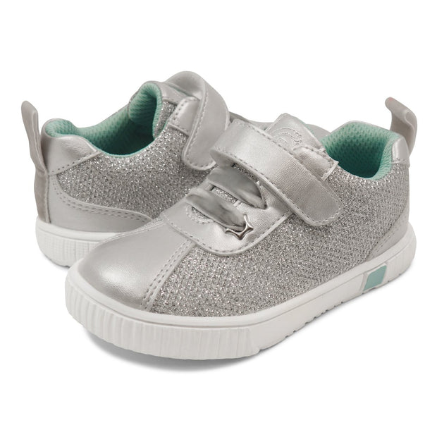SPIN Sneaker | Silver Metallic-Sneaker-Livie & Luca
