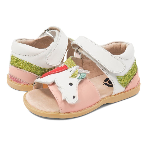 UNICORN Sandal (Youth) | Rainbow-Sandals-Livie & Luca