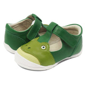 Froggie T Strap (First Walker) | Green-Shoes-Livie & Luca