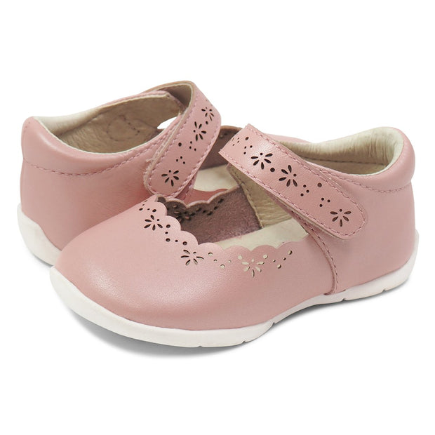Lily Mary Jane (First Walker) | Rose Shimmer-Shoes-Livie & Luca