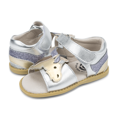UNICORN Sandal | Silver Metallic