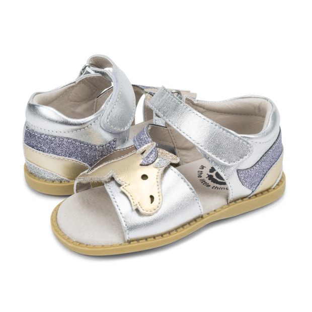 UNICORN Sandal | Silver Metallic