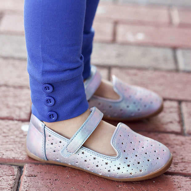 ASTER Ballet Flat | Iridescent Metallic