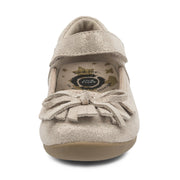WILLOW Moccasin | Gold Shimmer