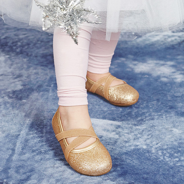 AURORA Ballet Flat (Youth) | Lilac Snow