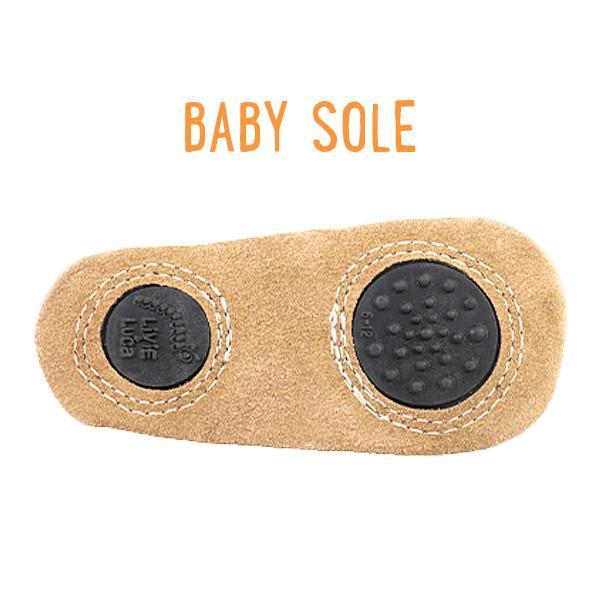 BENNY Bootie Baby Boy/Girl Leather Shoe | Camel-Shoes-Livie & Luca