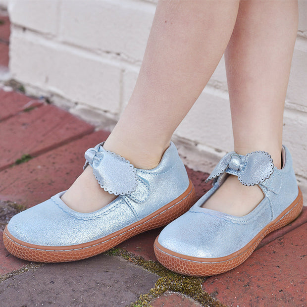 KNOTTY CLASSIC Mary Jane | Denim Shimmer