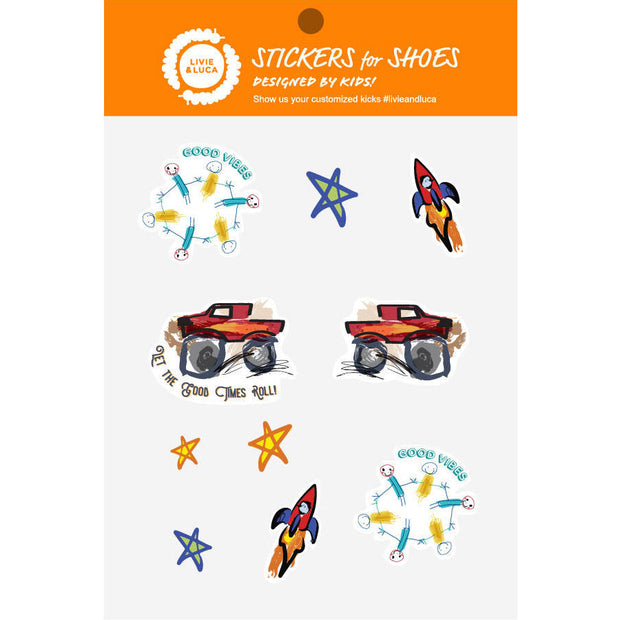SHOE STICKERS | Adventure Kid Art