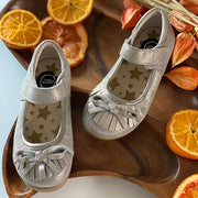 WILLOW Moccasin | Pewter Shimmer